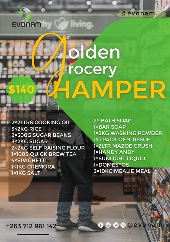 Golden Grocery Hamper